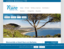 Tablet Screenshot of hotelnuro.com